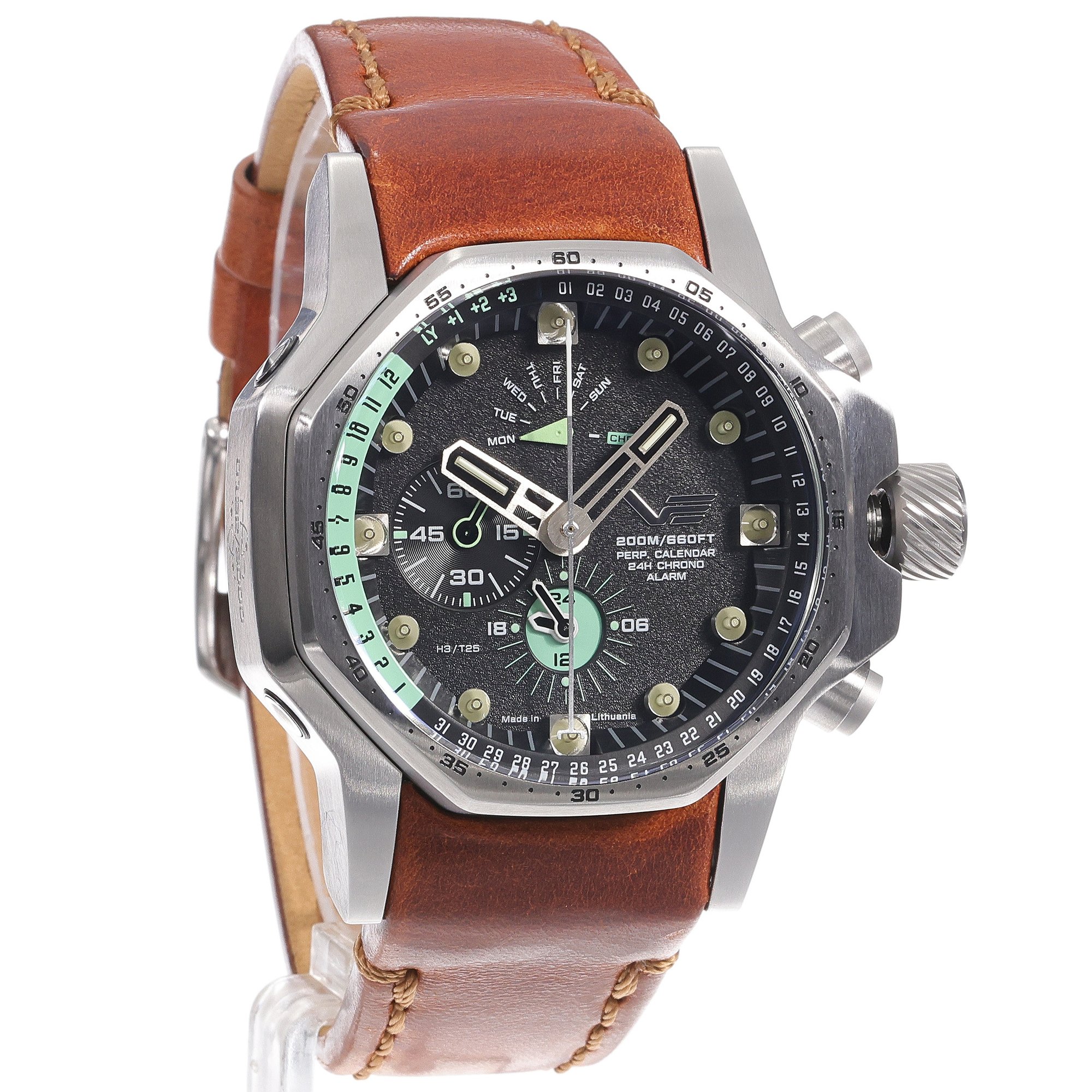Vostok Europe YM86-640A695BR Atomic Age zegarek męski sportowy mineralne utwardzane - miniatura 3