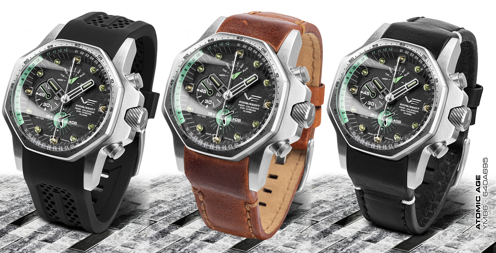 Vostok Europe YM86-640A695BR zegarek męski Atomic Age - miniatura 6