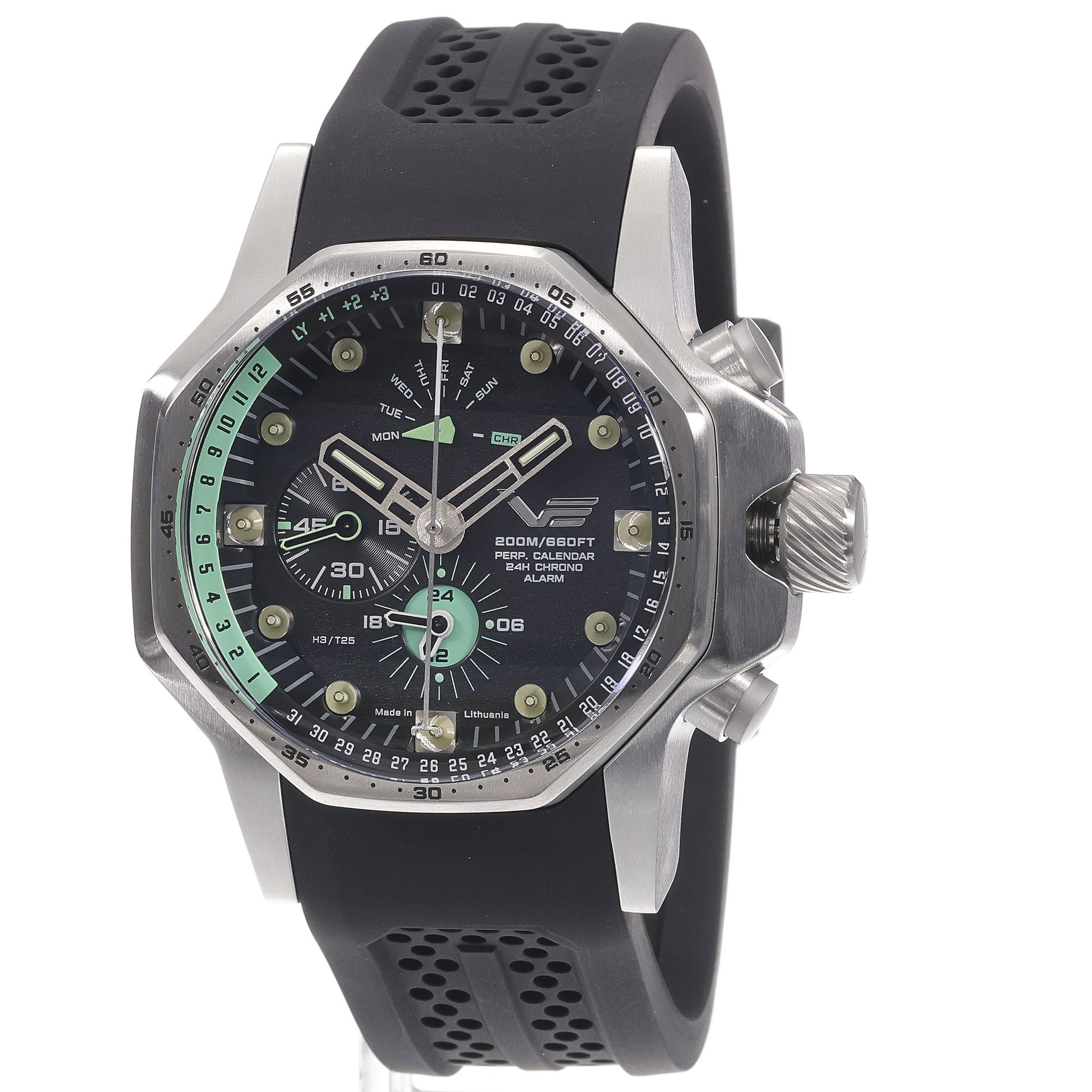 Vostok Europe YM86-640A695S zegarek męski sportowy Atomic Age pasek - miniatura 2