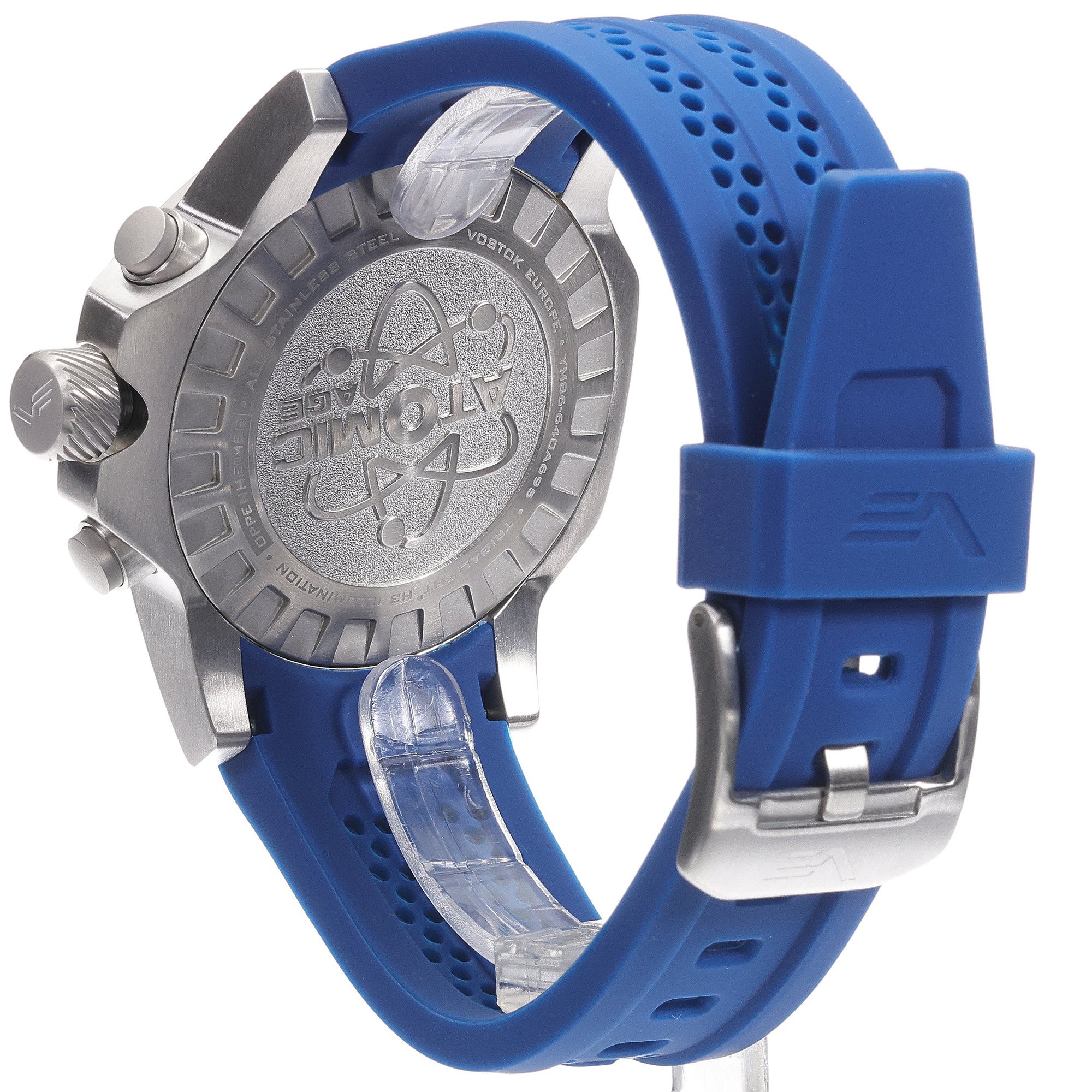 Vostok Europe YM86-640A695SBL Atomic Age sportowy zegarek srebrny - miniatura 4
