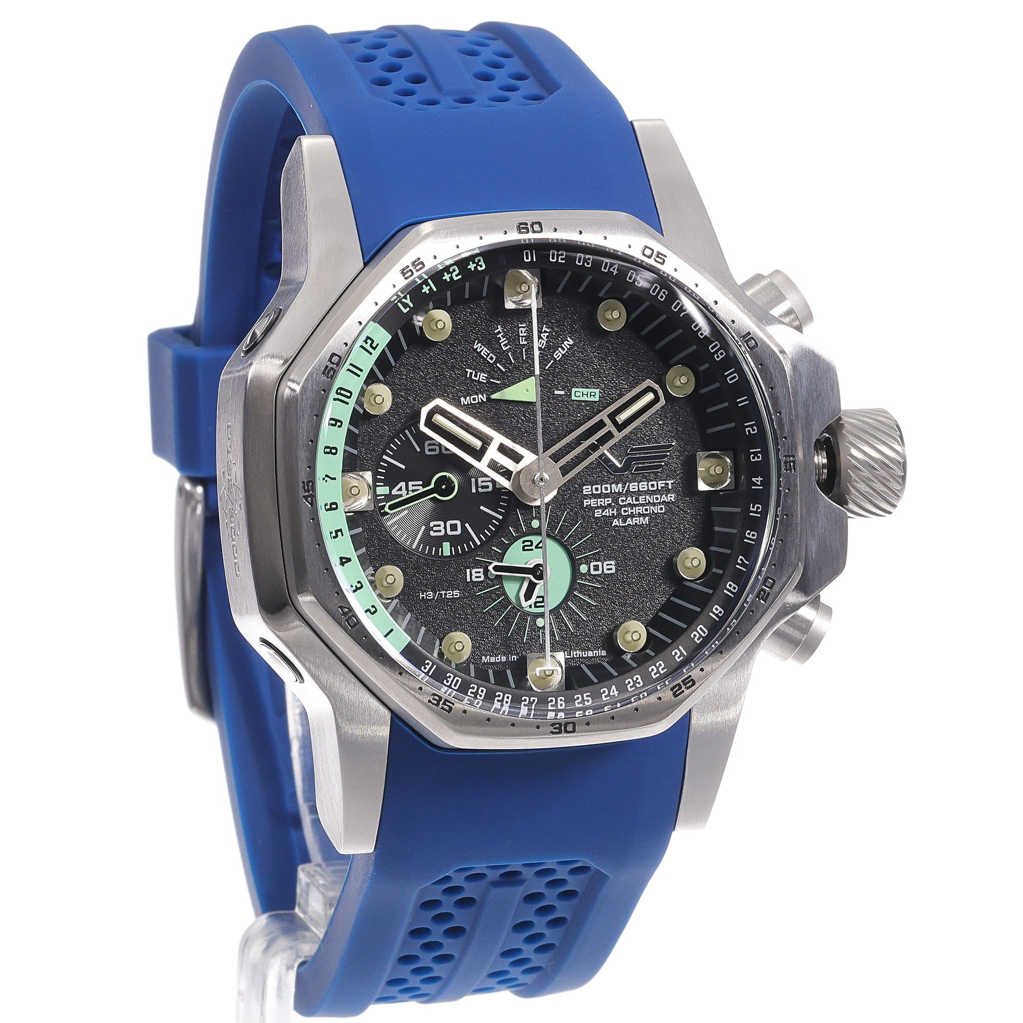 Vostok Europe YM86-640A695SBL Atomic Age zegarek męski sportowy mineralne utwardzane - miniatura 3