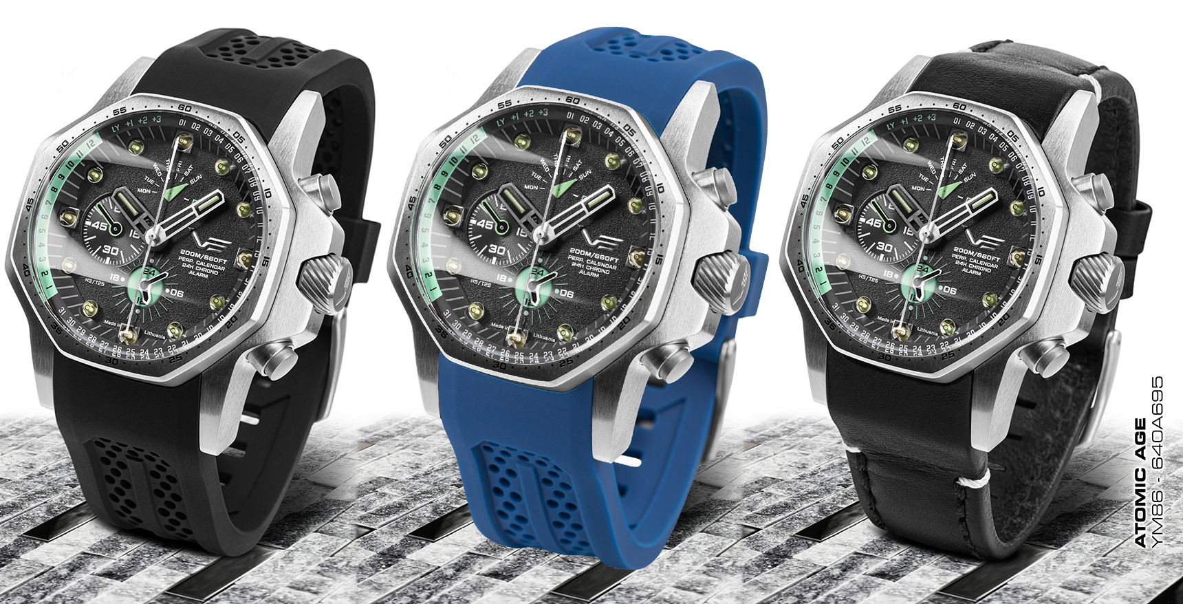 Vostok Europe YM86-640A695SBL zegarek męski Atomic Age - miniatura 6