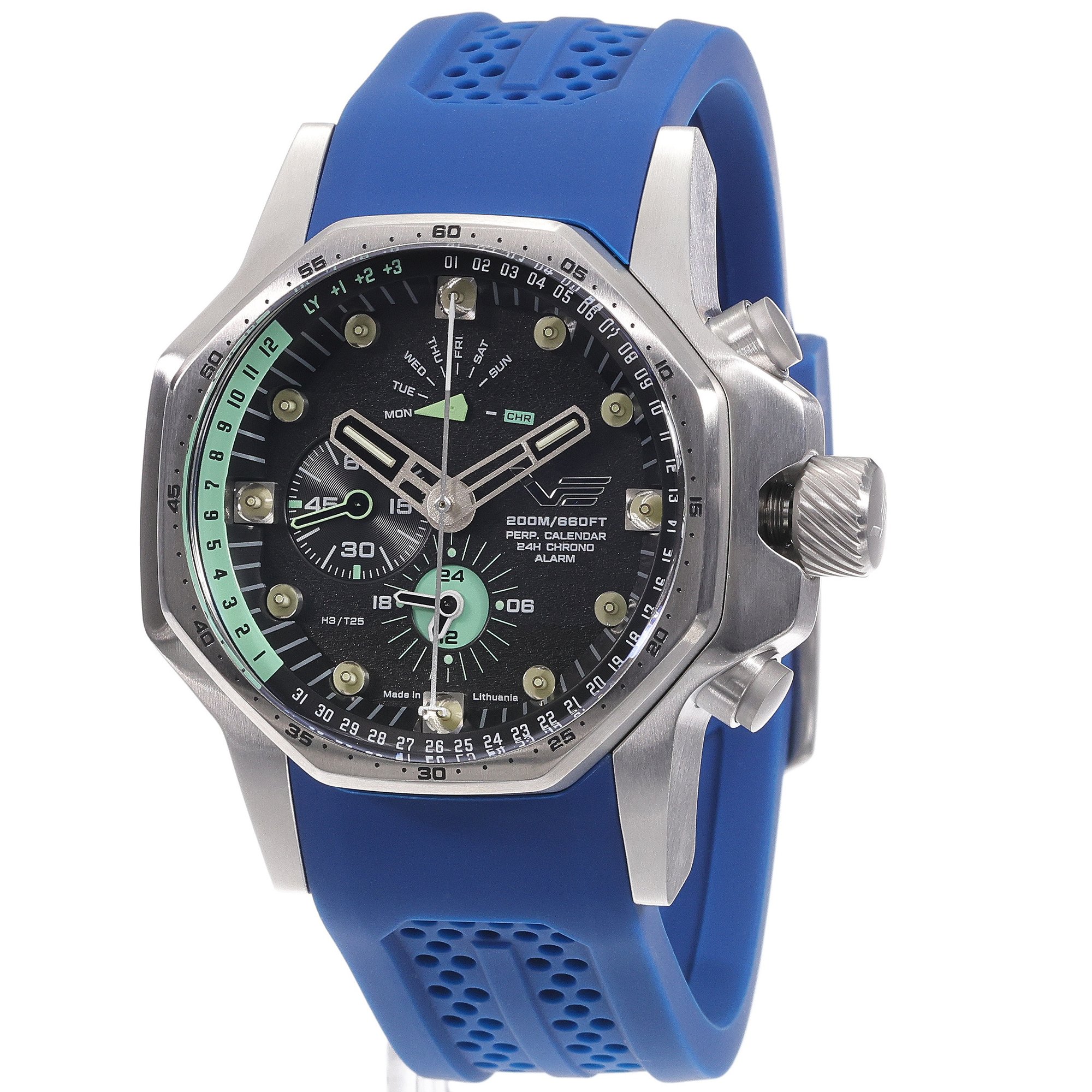 Vostok Europe YM86-640A695SBL zegarek męski sportowy Atomic Age pasek - miniatura 2
