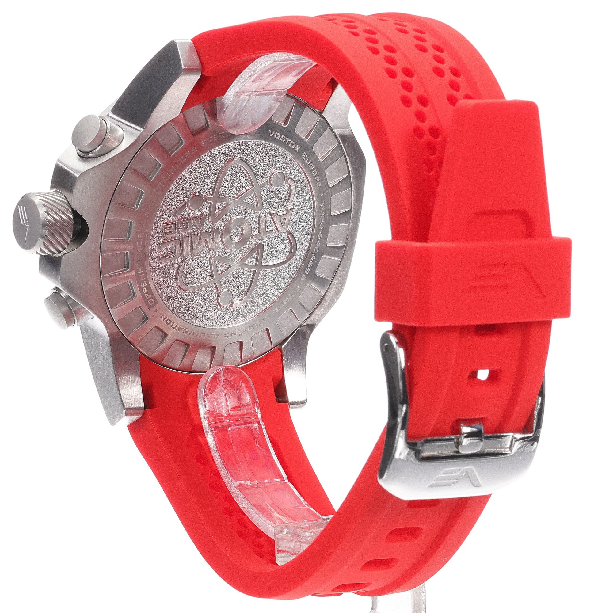 Vostok Europe YM86-640A695SR Atomic Age sportowy zegarek srebrny - miniatura 4