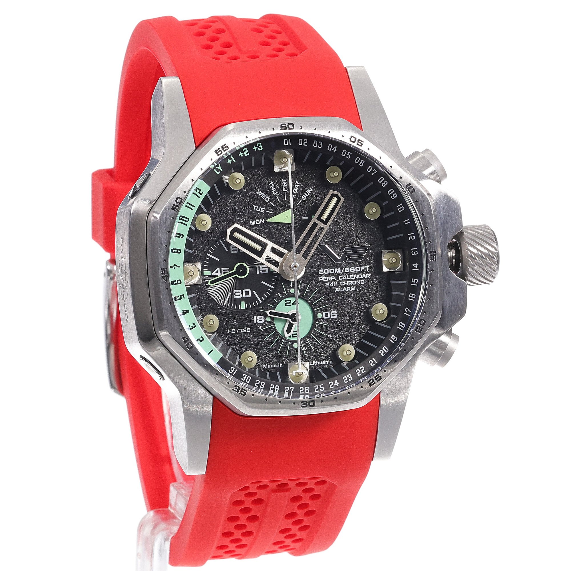 Vostok Europe YM86-640A695SR Atomic Age zegarek męski sportowy mineralne utwardzane - miniatura 3