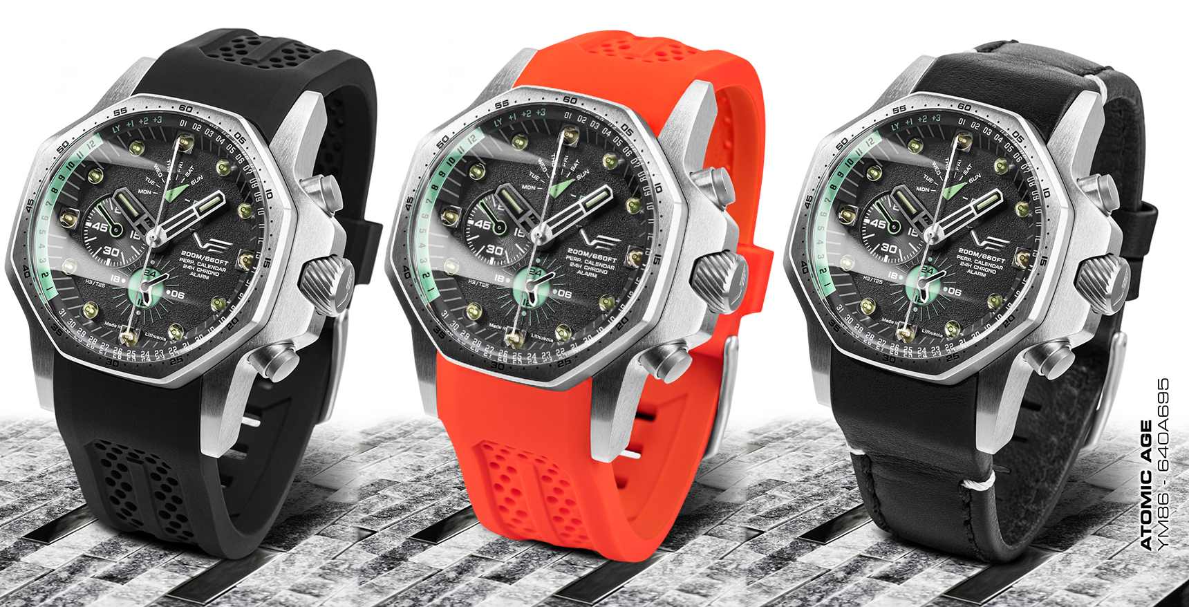 Vostok Europe YM86-640A695SR zegarek męski Atomic Age - miniatura 6