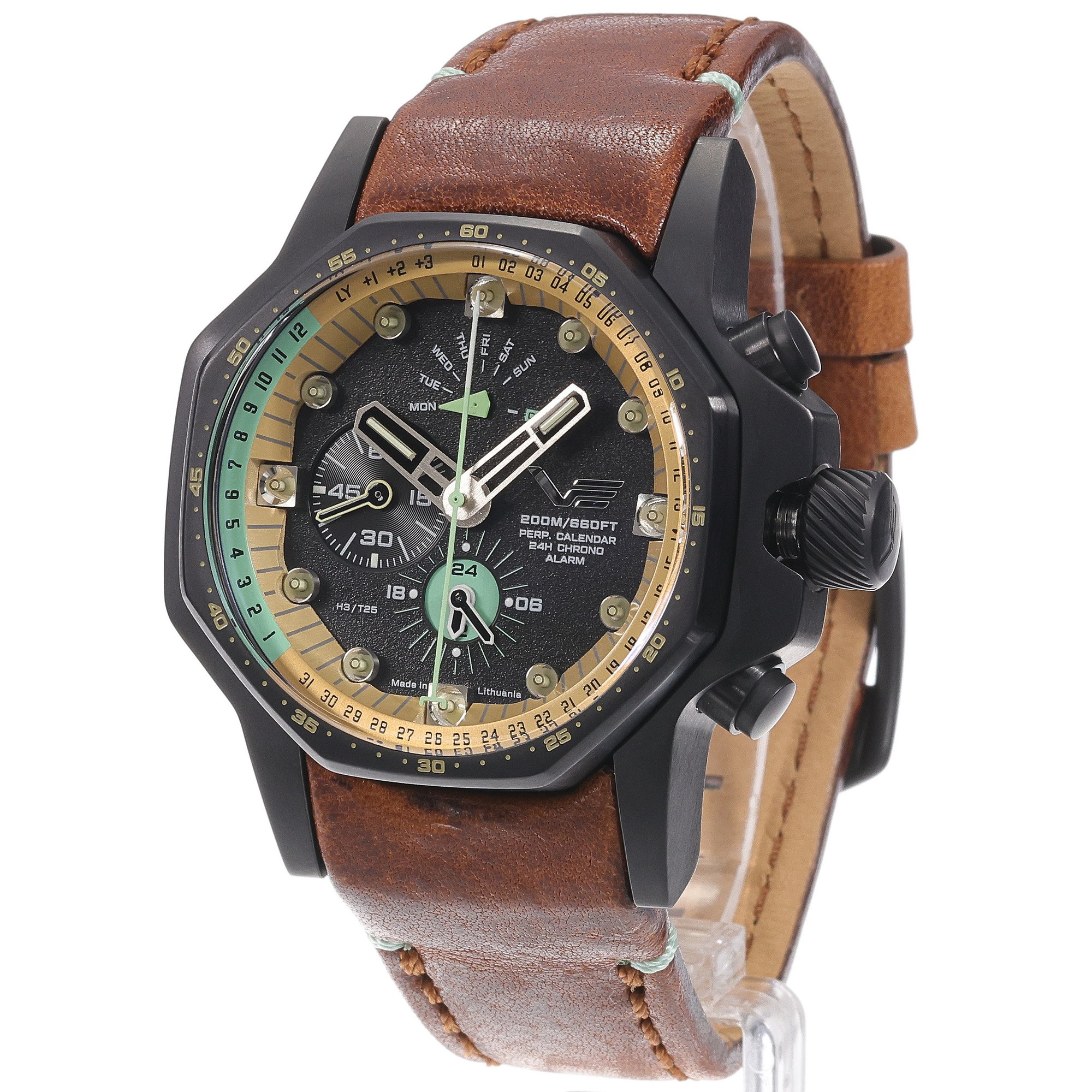 Vostok Europe YM86-640C697 zegarek męski sportowy Atomic Age pasek - miniatura 2