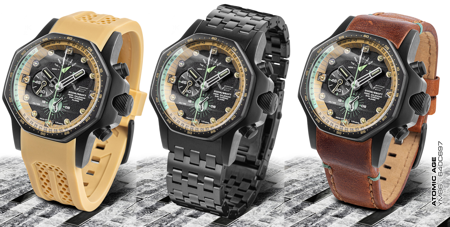 Vostok Europe YM86-640C697B zegarek męski Atomic Age - miniatura 6