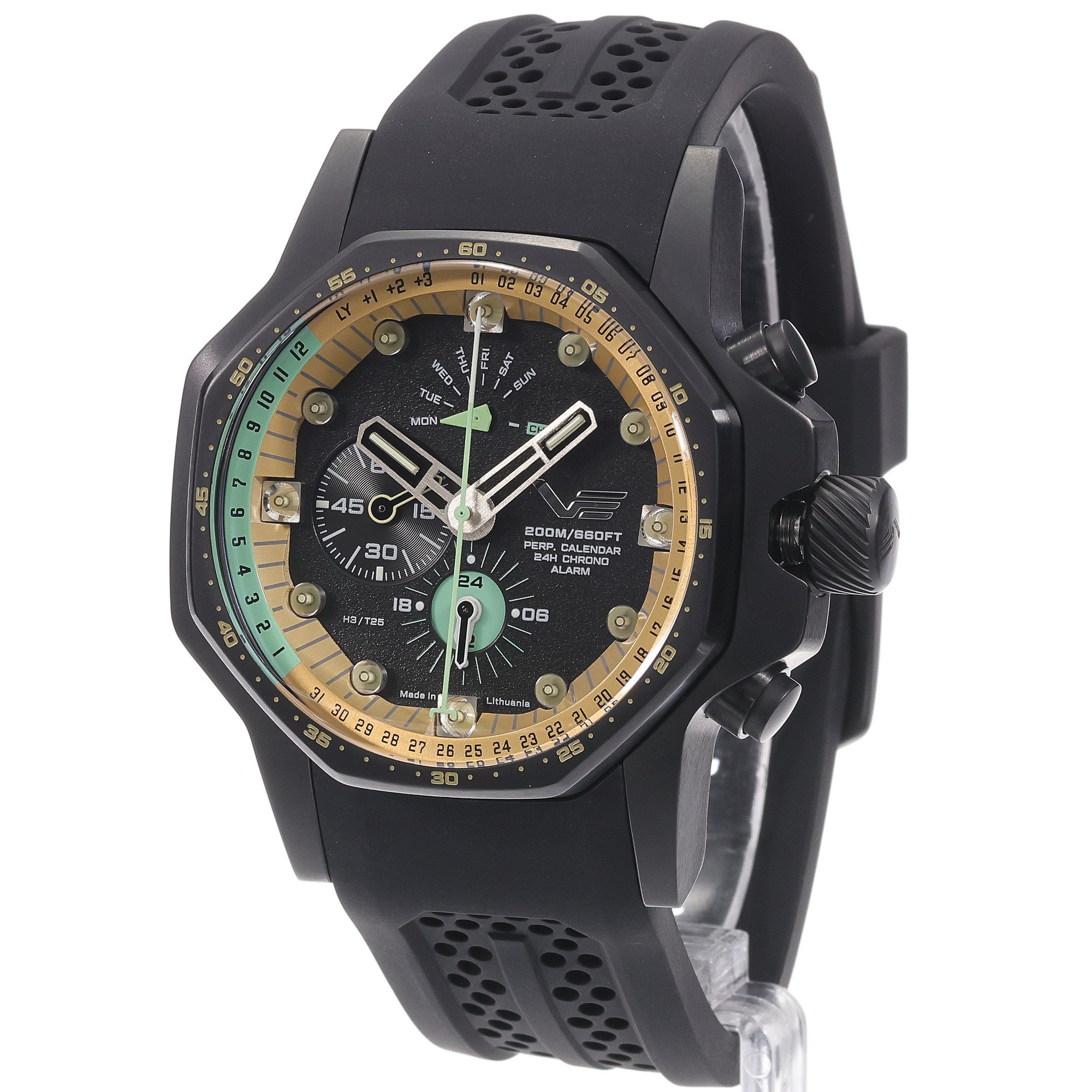 Vostok Europe YM86-640C697SB zegarek męski sportowy Atomic Age pasek - miniatura 2