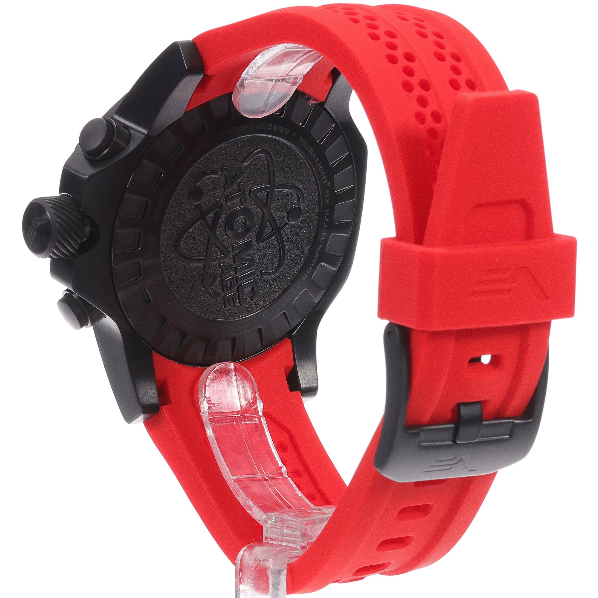 Vostok Europe YM86-640C697SR Atomic Age sportowy zegarek czarny - miniatura 4