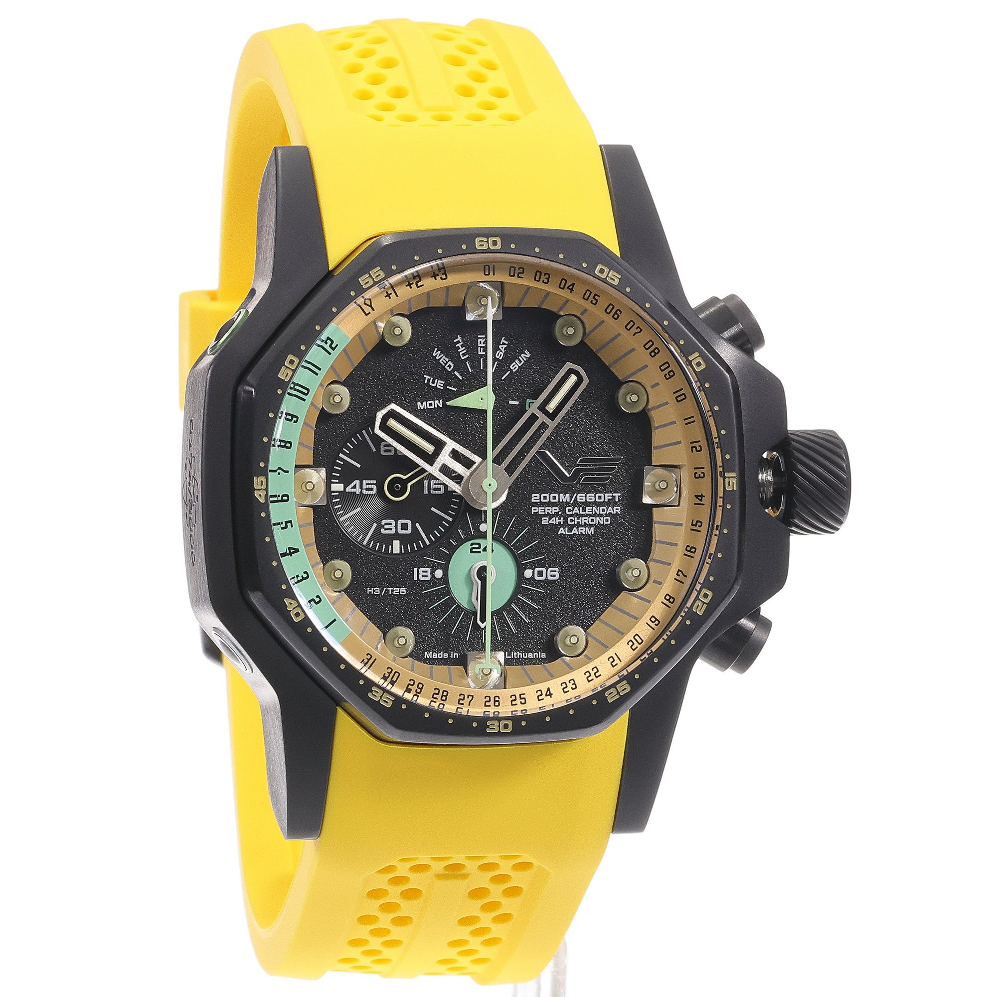 Vostok Europe YM86-640C697SY Atomic Age zegarek męski sportowy mineralne utwardzane - miniatura 3