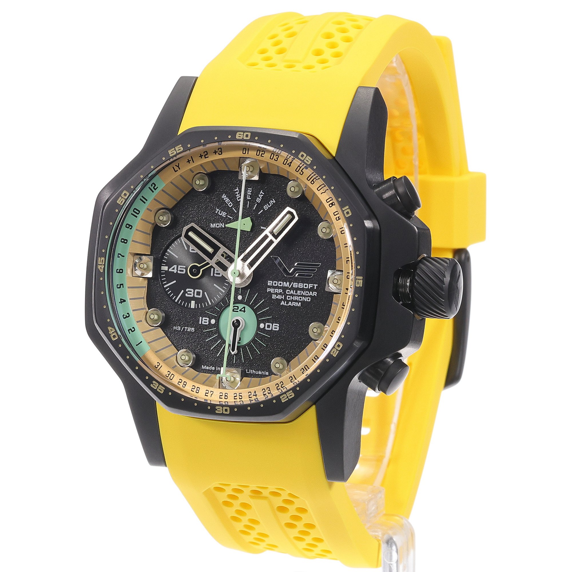 Vostok Europe YM86-640C697SY zegarek męski sportowy Atomic Age pasek - miniatura 2