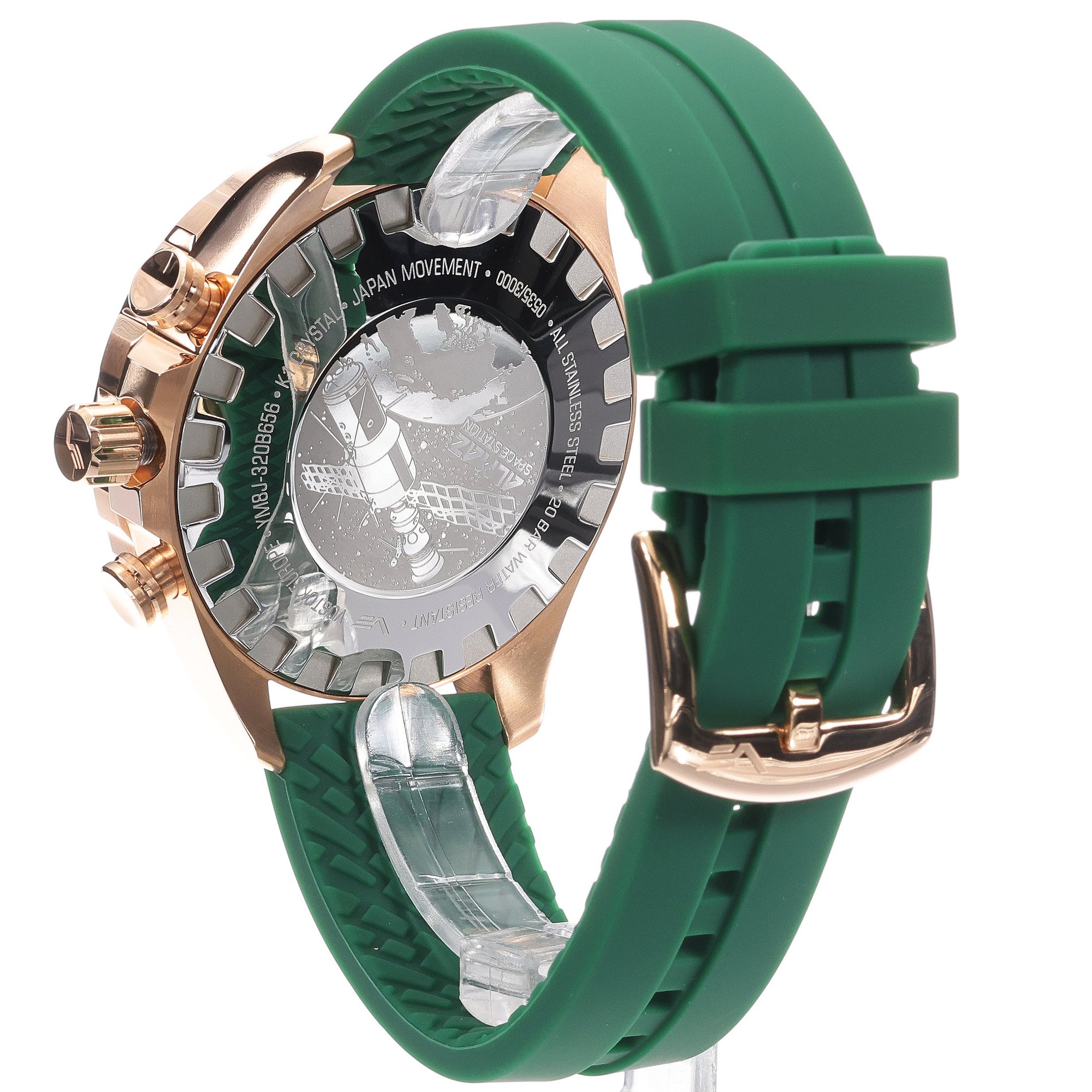 Vostok Europe YM8J-320B656Sv1 zegarek różowe złoto klasyczny Almaz pasek - miniatura 4
