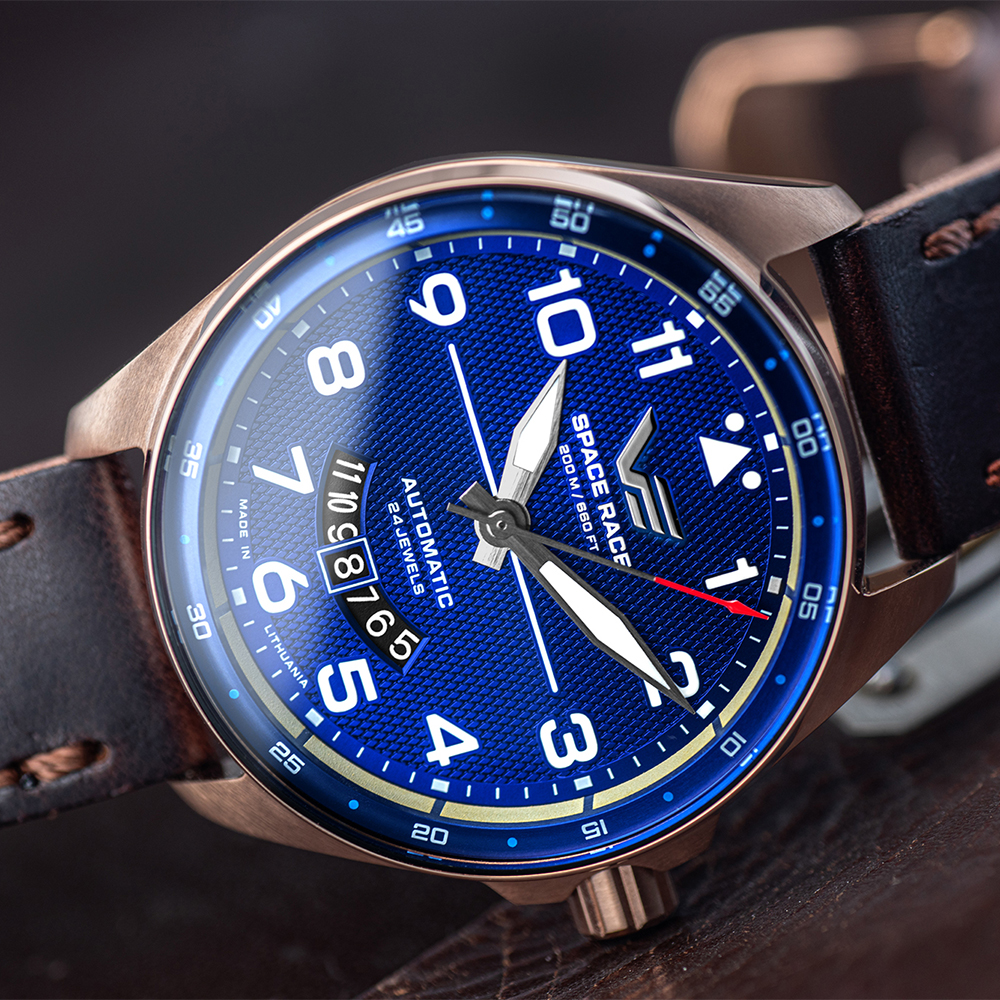 Vostok Europe YN55-325B746B Space Race Blue Automatic zegarek sportowy Space Race - miniatura 4