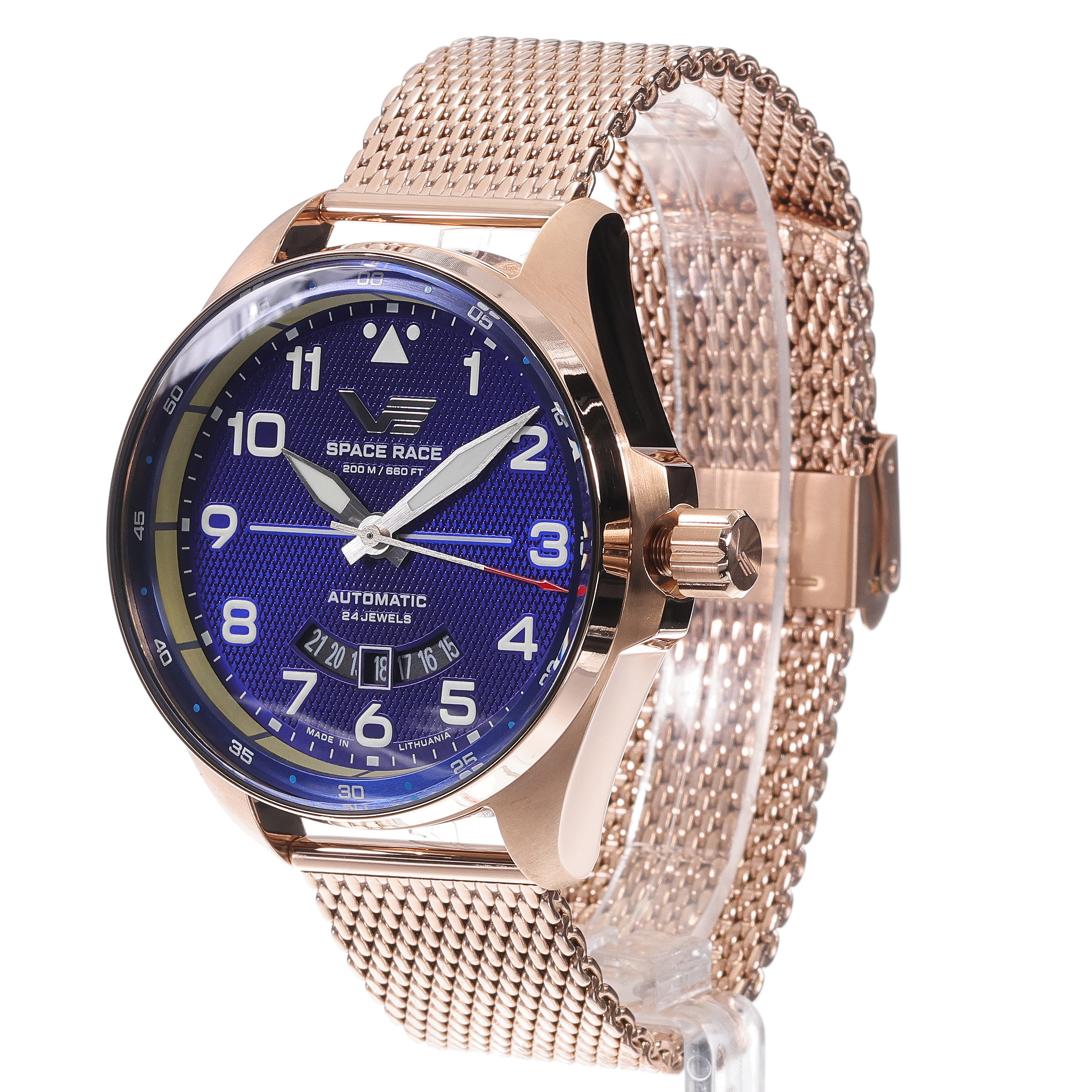 Vostok Europe YN55-325B746B zegarek męski sportowy Space Race bransoleta - miniatura 10