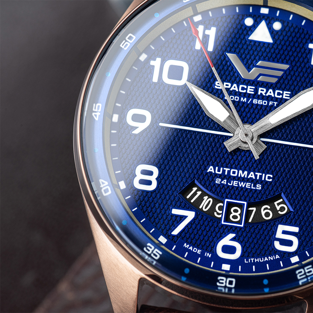 Vostok Europe YN55-325B746B zegarek srebrny sportowy Space Race bransoleta - miniatura 5