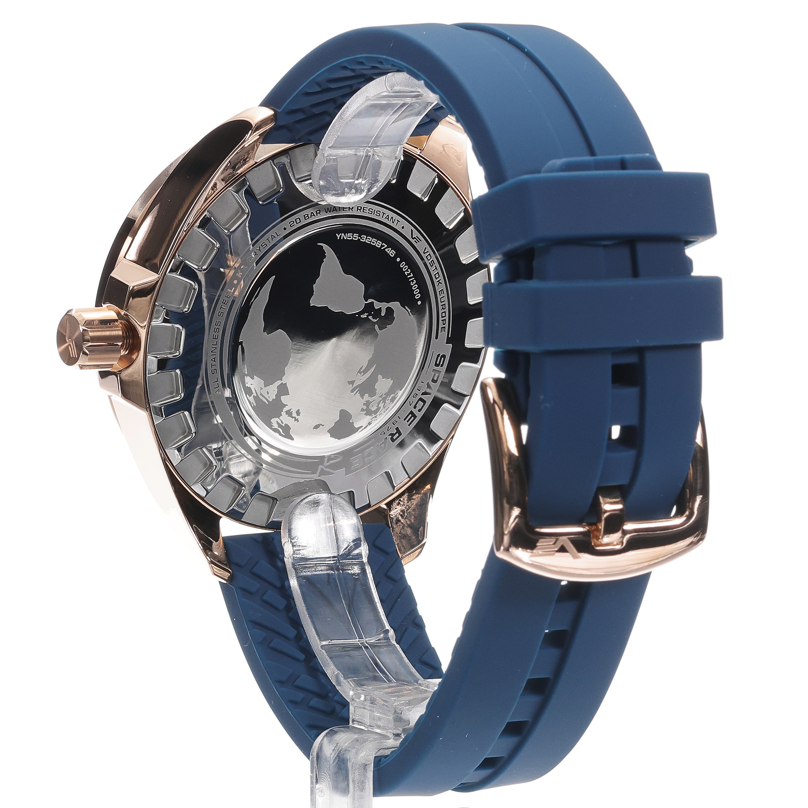 Vostok Europe YN55-325B746SBL męski zegarek Space Race pasek - miniatura 3