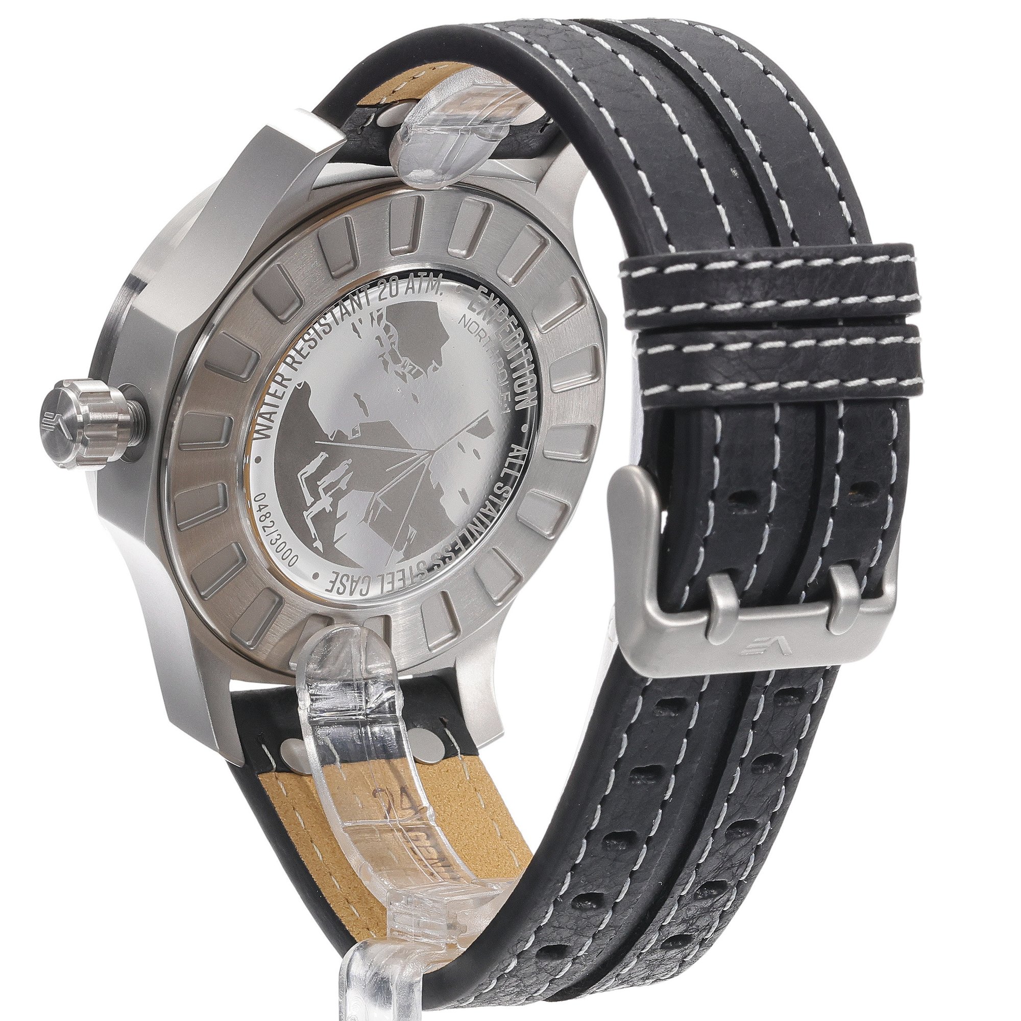 Vostok Europe YN55-595A639 męski zegarek Expedition pasek