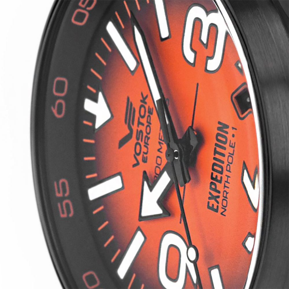 Vostok Europe YN55-595C640B zegarek czarny klasyczny Expedition bransoleta - miniatura 3