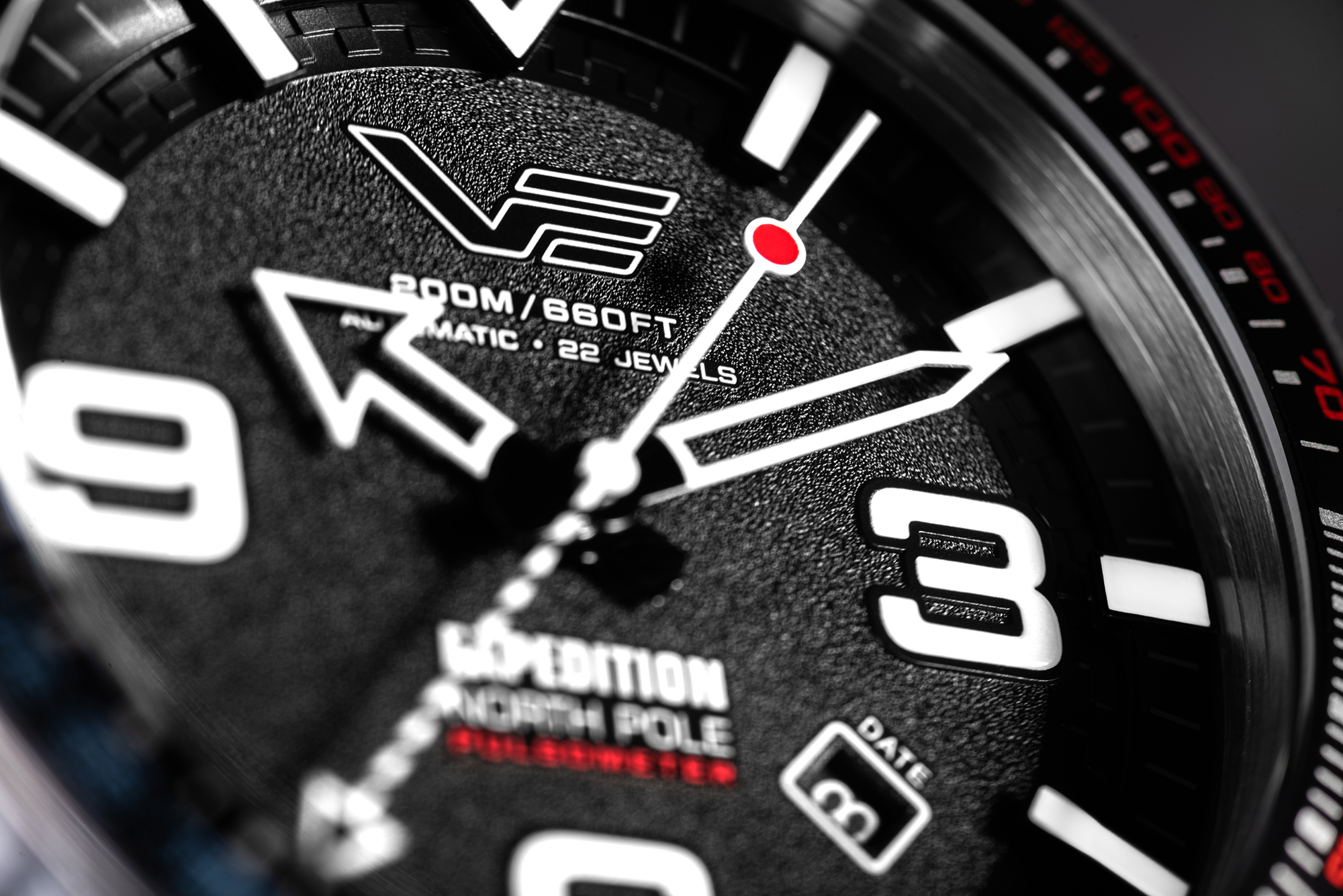 Vostok Europe YN55-597A729 męski zegarek Expedition pasek