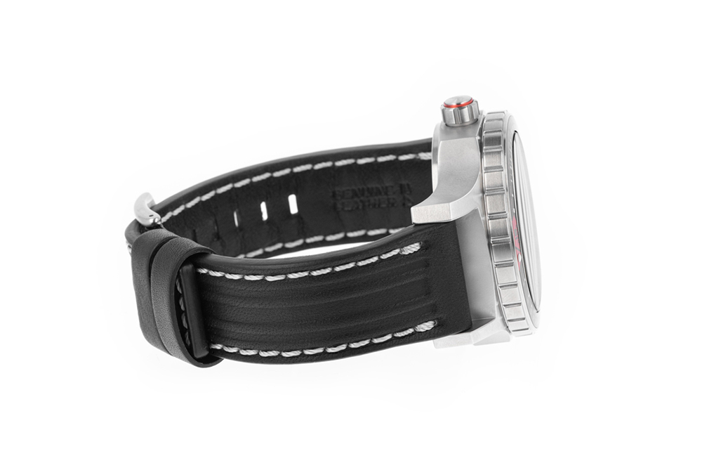 Vostok Europe YN55-597A729 zegarek srebrny typudiver Expedition pasek