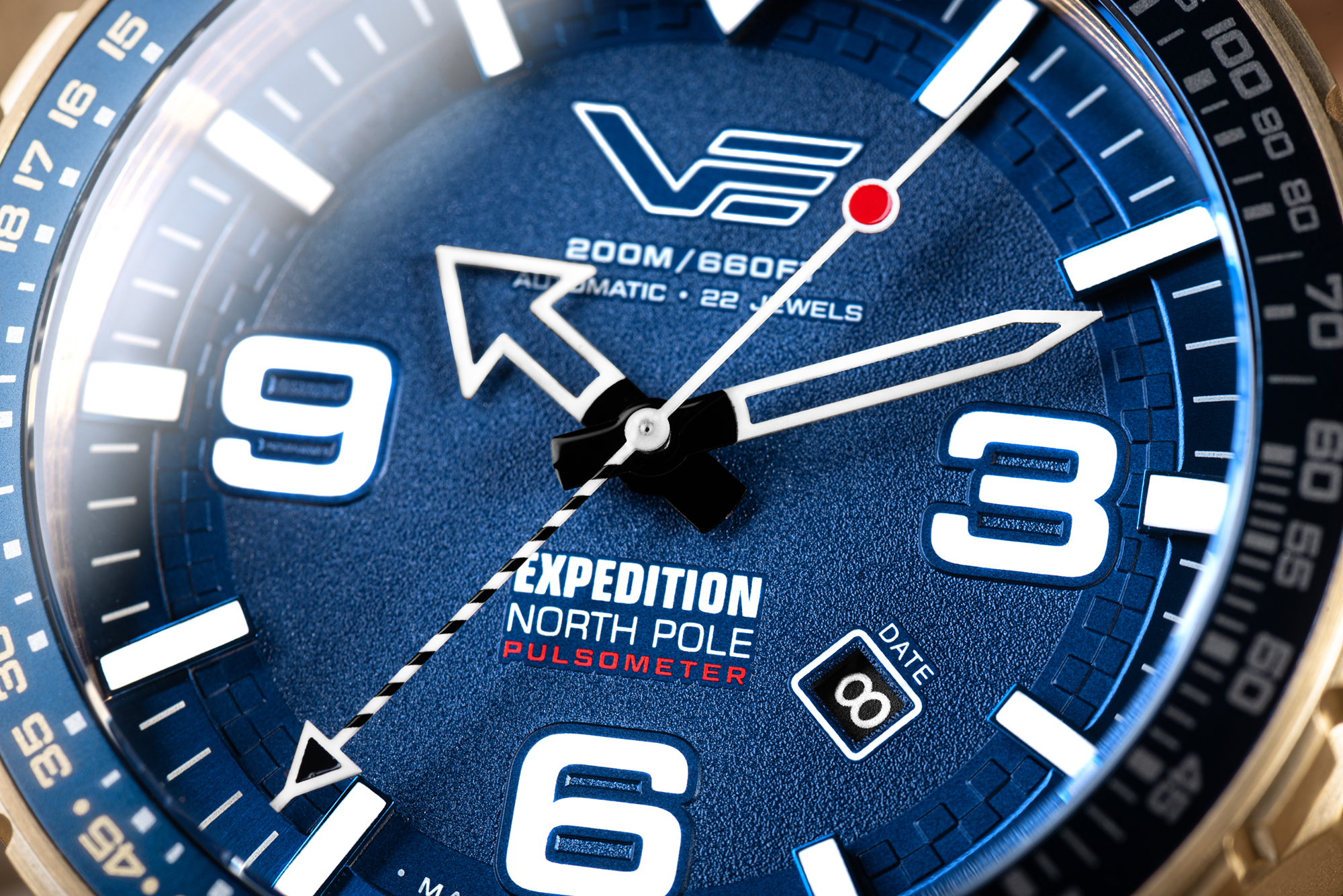 Vostok Europe YN55-597B730 męski zegarek Expedition pasek