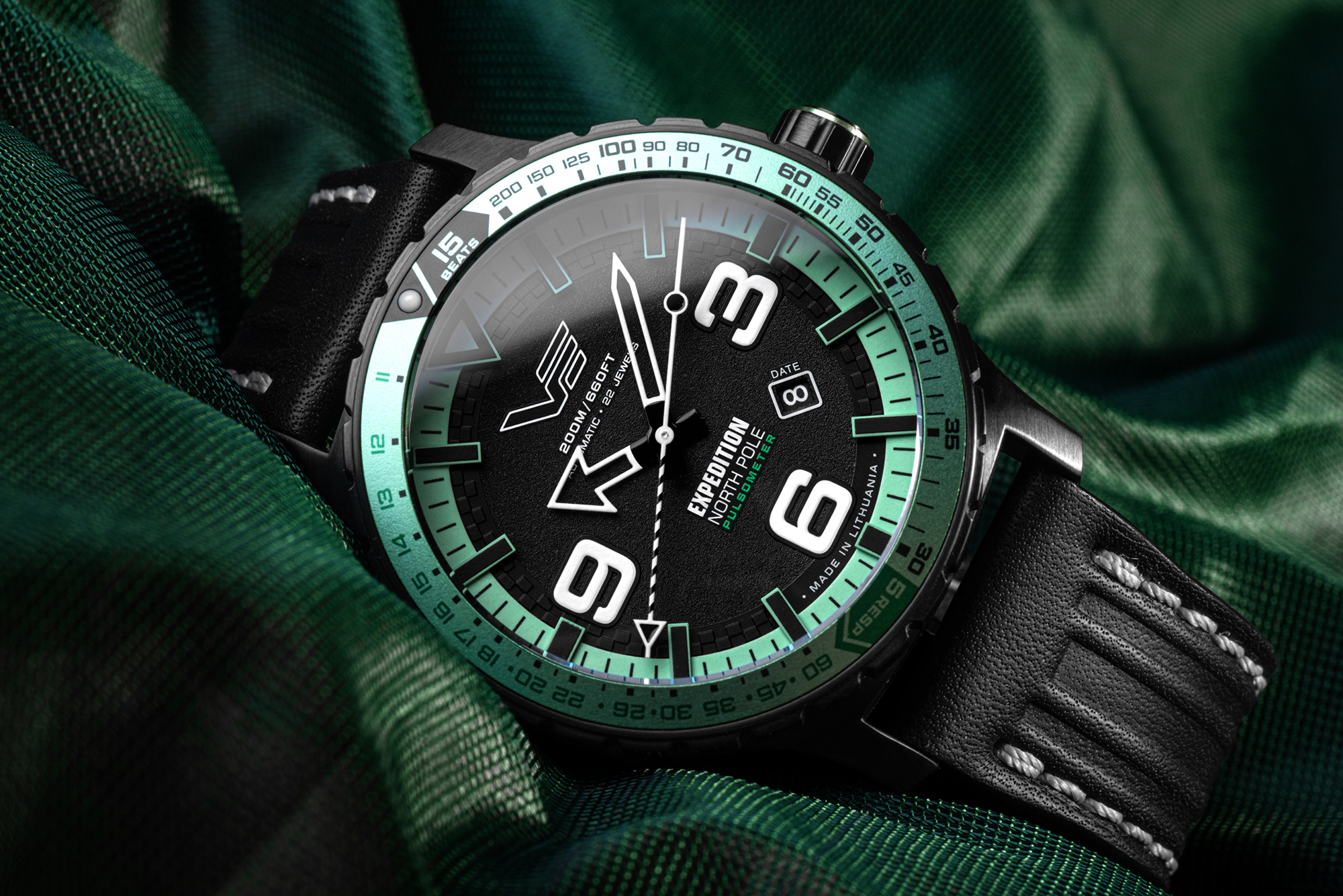 Vostok Europe YN55-597C731 męski zegarek Expedition pasek