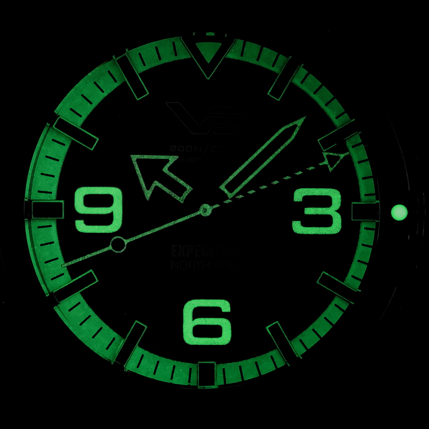 Vostok Europe YN55-597C731B Expedition North Pole 1 Polar Night Automatic 47mm zegarek typudiver Expedition - miniatura 4