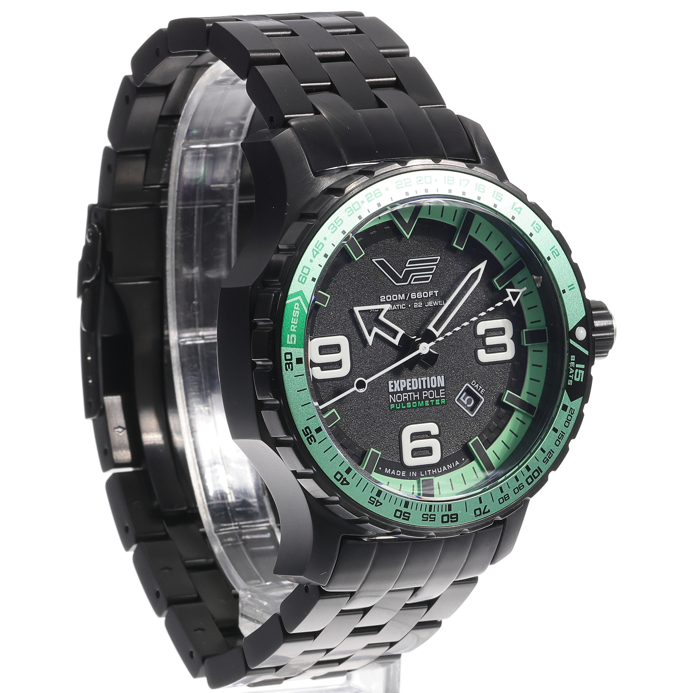 Vostok Europe YN55-597C731B zegarek czarny typudiver Expedition pasek - miniatura 5