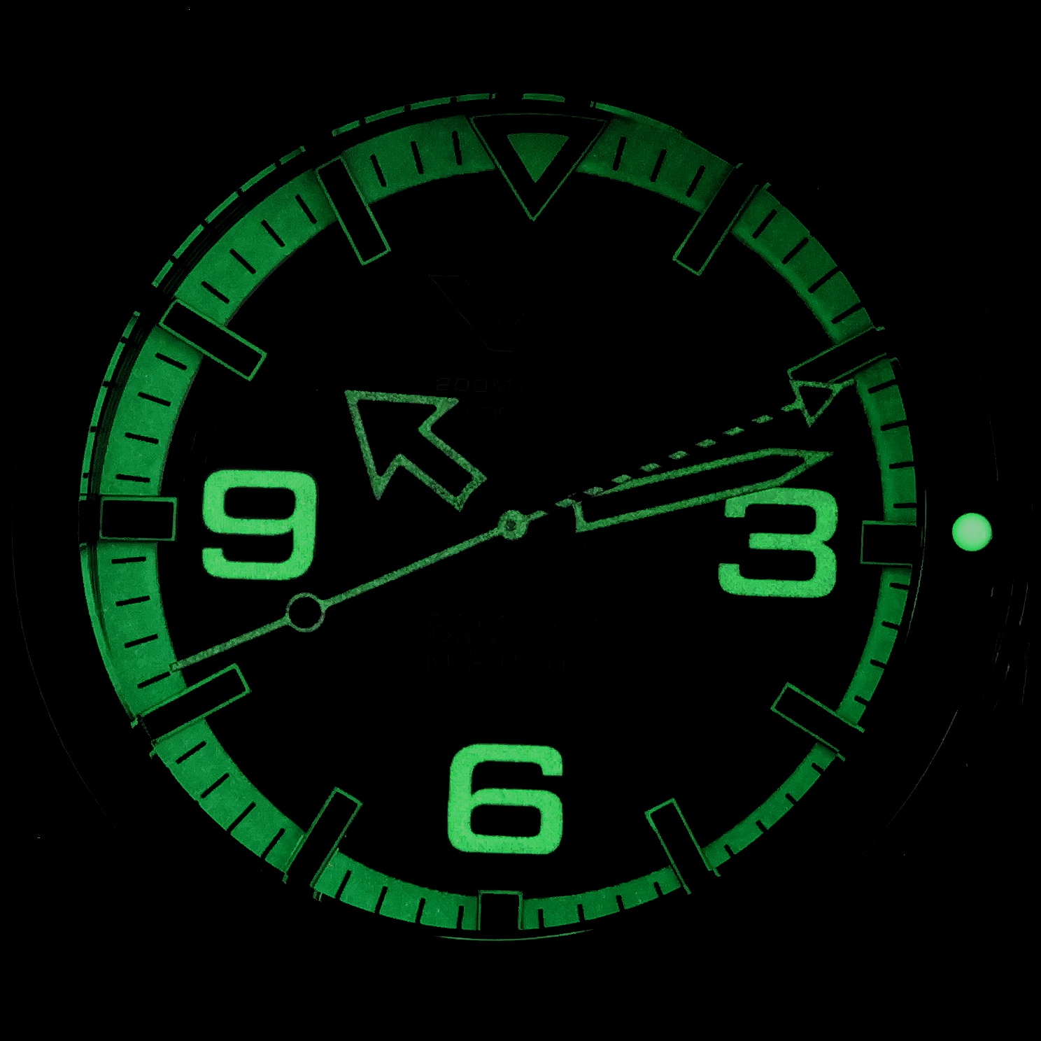 Vostok Europe YN55-597C731SG Expedition North Pole 1 Polar Night Automatic 47mm zegarek typudiver Expedition - miniatura 4