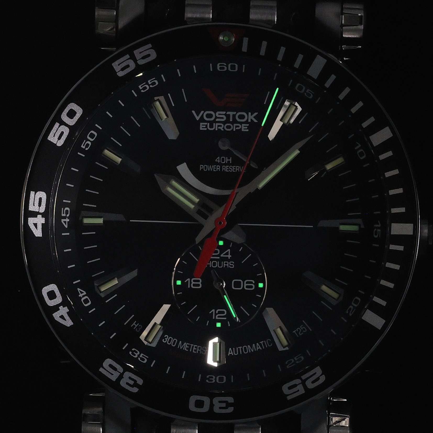 Vostok Europe YN84-575A538 Energia Rocket Automatic Energia Rocket klasyczny zegarek srebrny