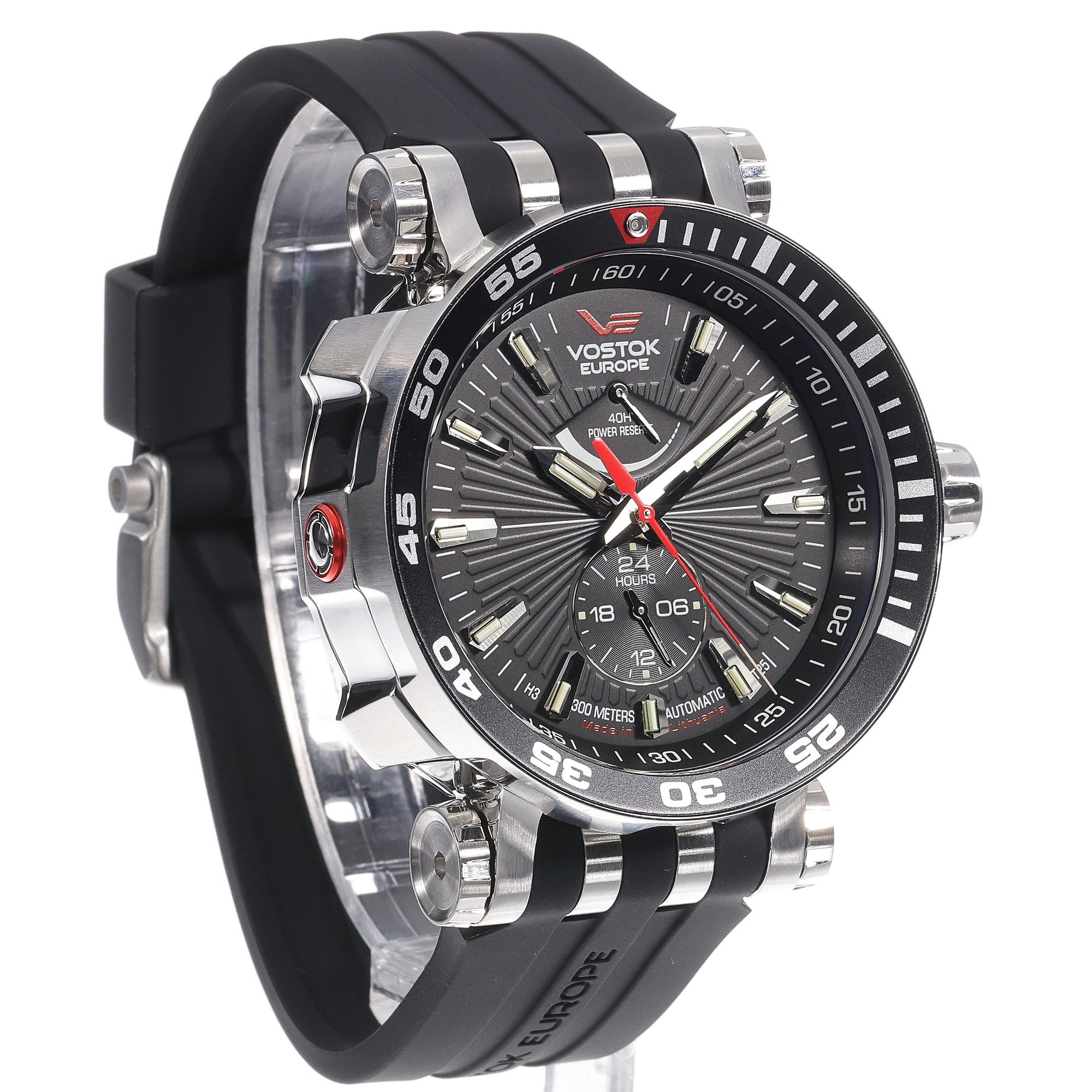 Vostok Europe YN84-575A538S męski zegarek Energia Rocket pasek - miniatura 3