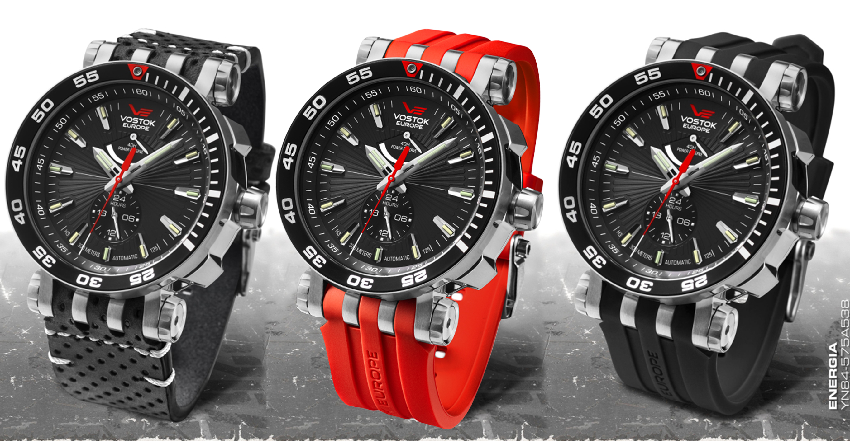 Vostok Europe YN84-575A538SR zegarek męski Energia Rocket - miniatura 6