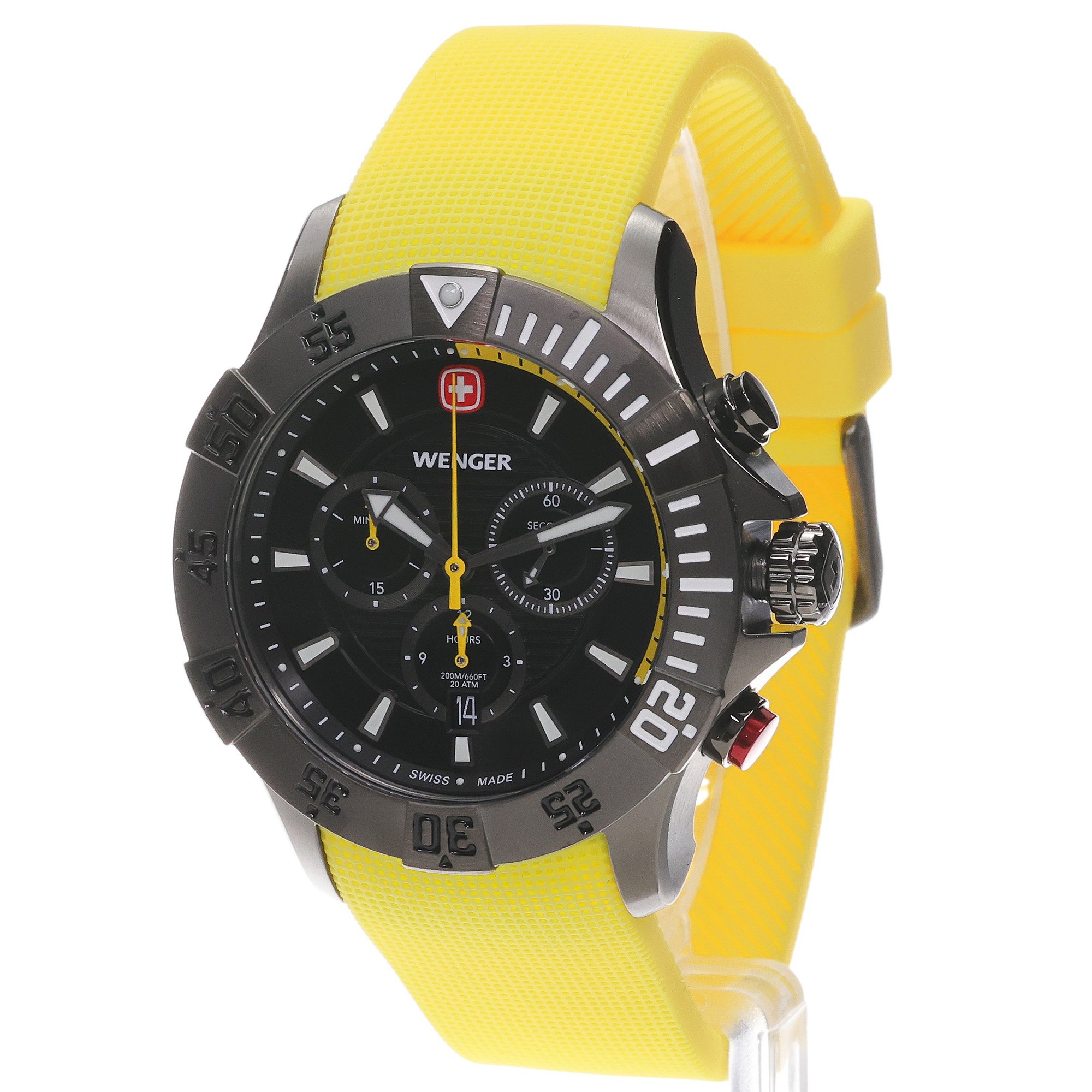 Wenger 010643129 zegarek szary sportowy Seaforce pasek - miniatura 2