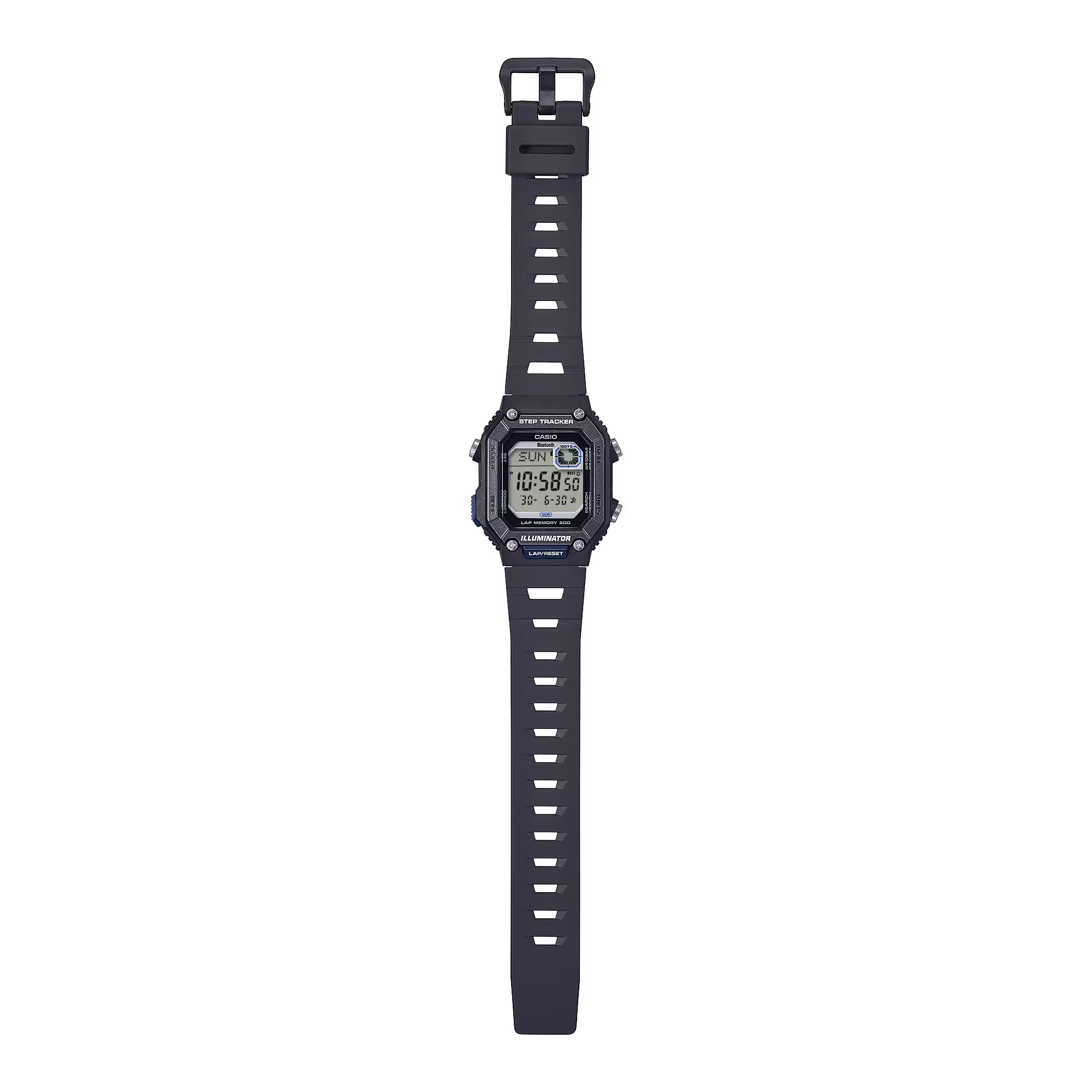 WS-B1000-1AVEF Sportowe zegarek męski sportowy z tworzywa sztucznego - miniatura 3