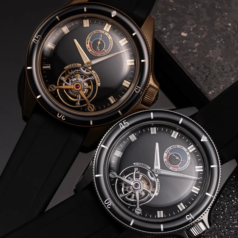Yema 373366ZNU6 YACHTINGRAF BRONZE TOURBILLON MAREOGRAPHE 75TH ANNIVERSARY LIMITED EDITION zegarek Bronze - miniatura 12