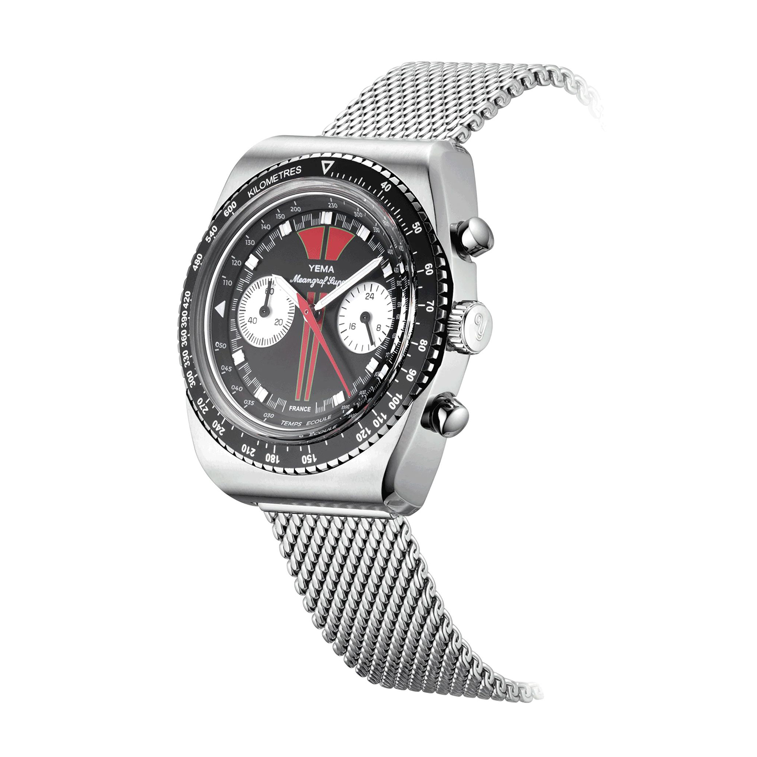 Yema YMHF1576-LA Mechanical - Quartz Chronographs MEANGRAF SUPER R70 zegarek męski - miniatura 3