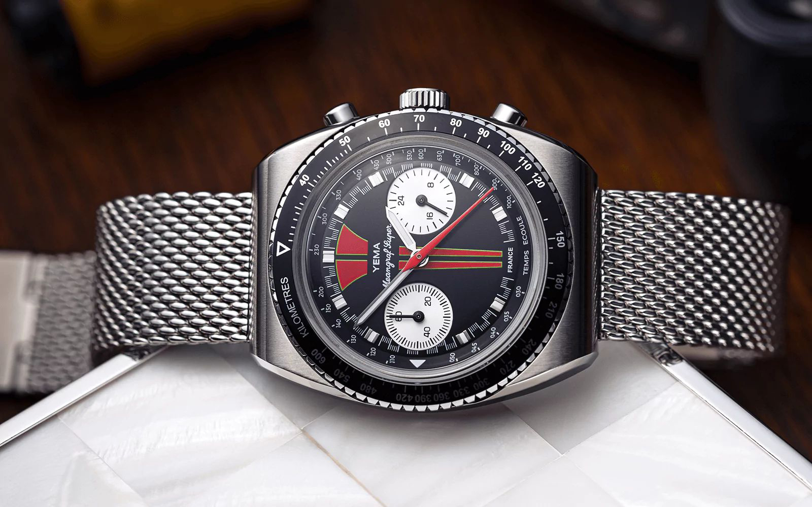 Yema YMHF1576-LA zegarek Mechanical - Quartz Chronographs - miniatura 10