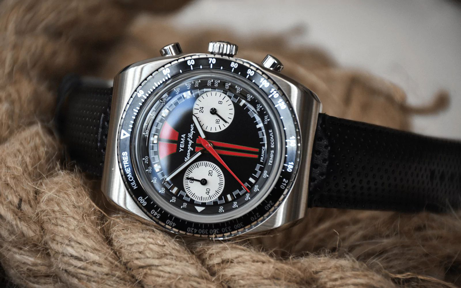 Yema YMHF1576-LA zegarek męski Mechanical - Quartz Chronographs - miniatura 11