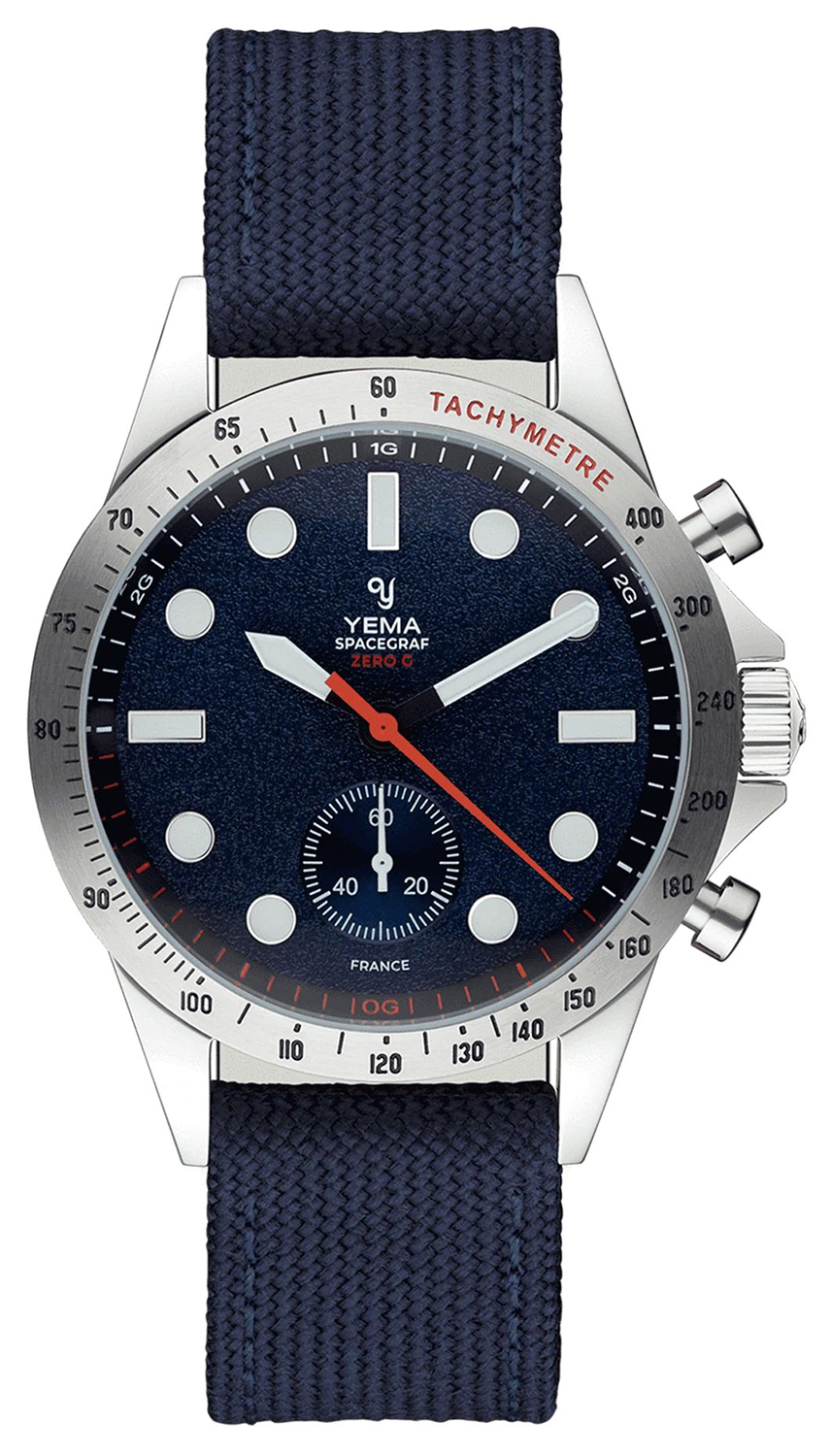 Yema SPACEGRAF ZERO-G STEEL BLUE YMHF2019-GG