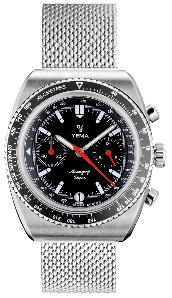 YMHF1576-AA Mechanical - Quartz Chronographs zegarek męski sportowy mineralne - miniatura 2