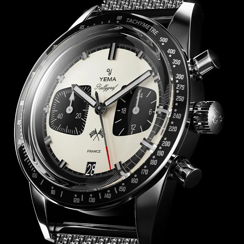 YMHF1580-BA zegarek męski Mechanical - Quartz Chronographs srebrny - miniatura 6