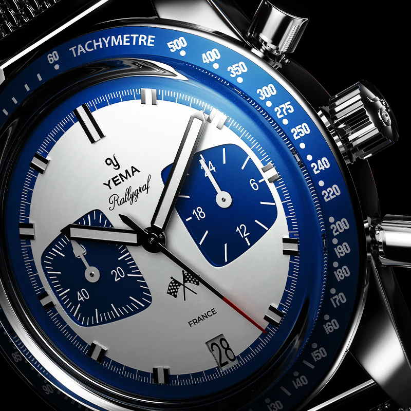 YMHF1580-GM zegarek męski sportowy Mechanical - Quartz Chronographs bransoleta - miniatura 7