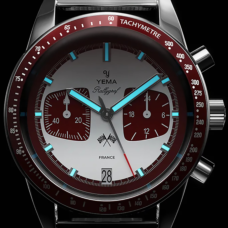 YMHF1580-LM zegarek męski sportowy Mechanical - Quartz Chronographs bransoleta - miniatura 5