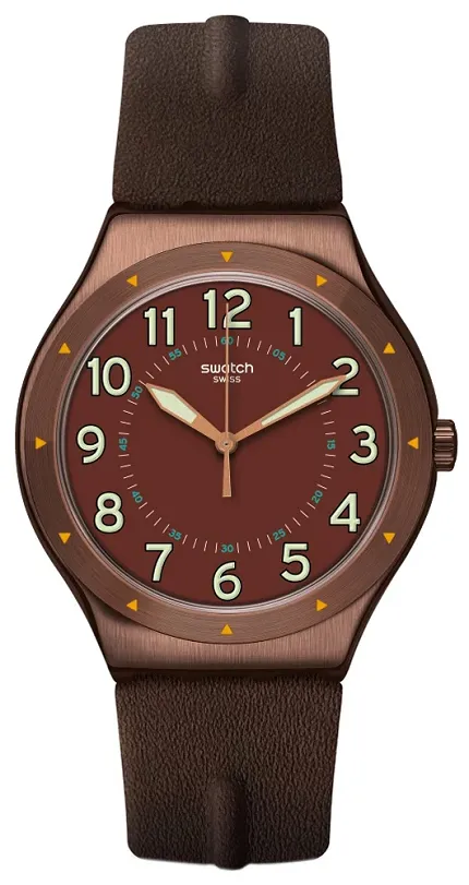 Swatch YWC100 Irony Big Classic COPPER TIME - zdjęcie 1
