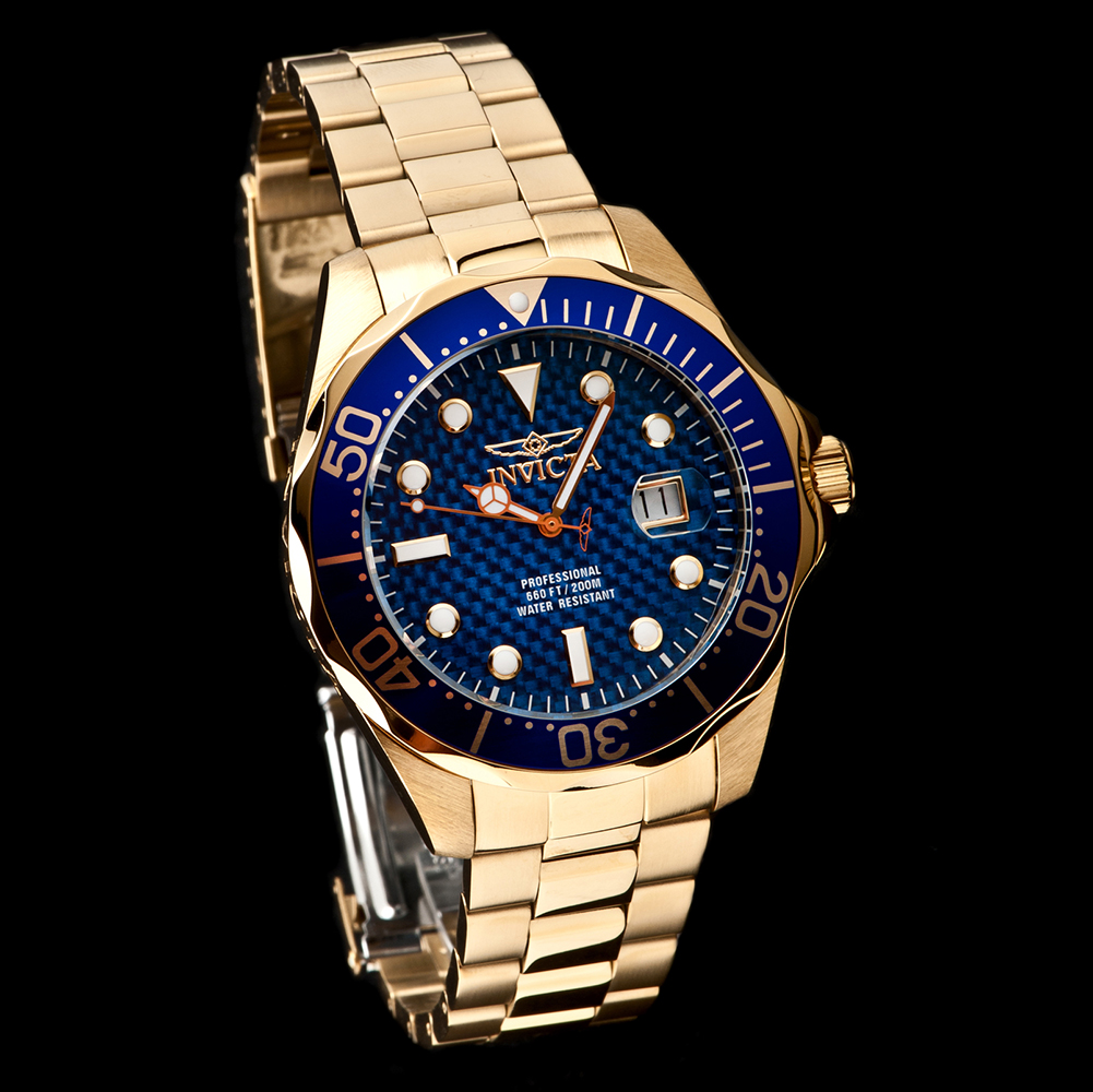 zegarek Invicta 14357 złoty Pro Diver - miniatura 7
