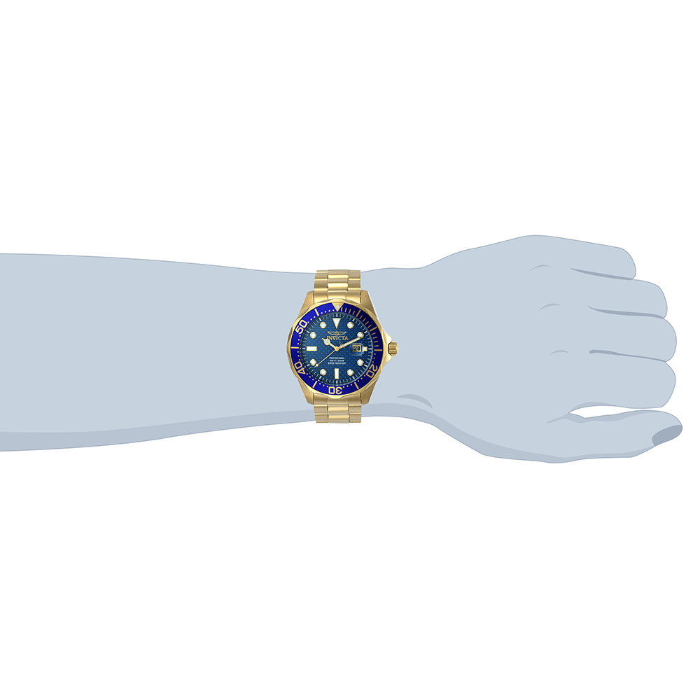 Invicta 14357 Pro Diver Pro Diver klasyczny zegarek złoty - miniatura 9