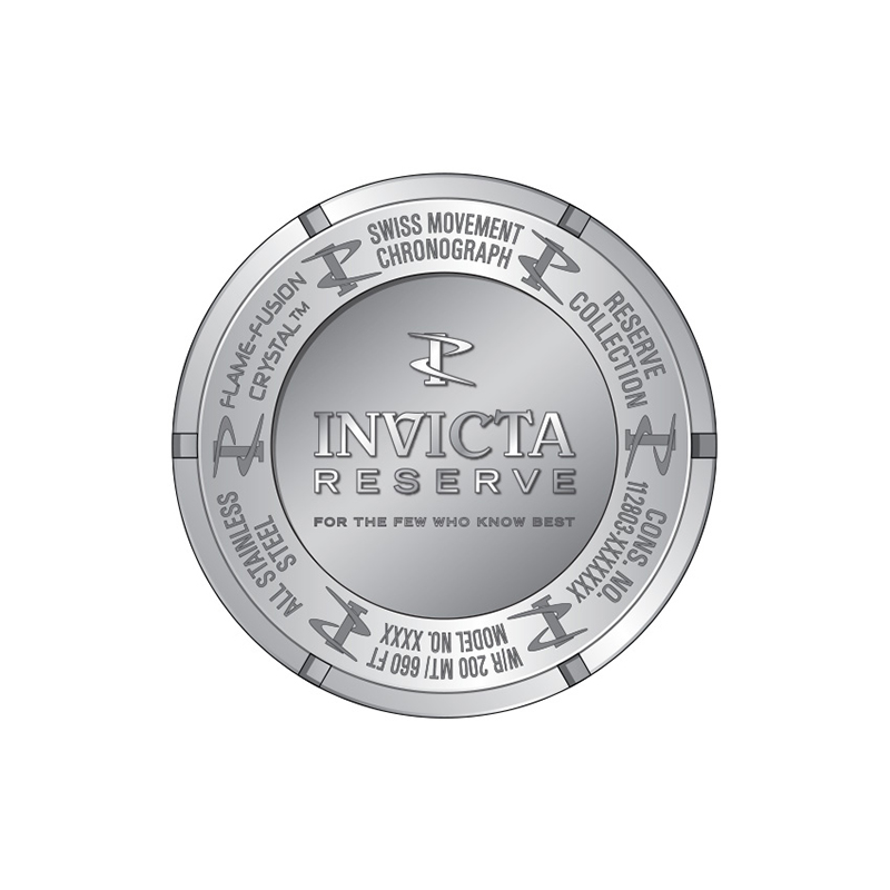 Invicta 1959 zegarek srebrny klasyczny Reserve bransoleta - miniatura 5