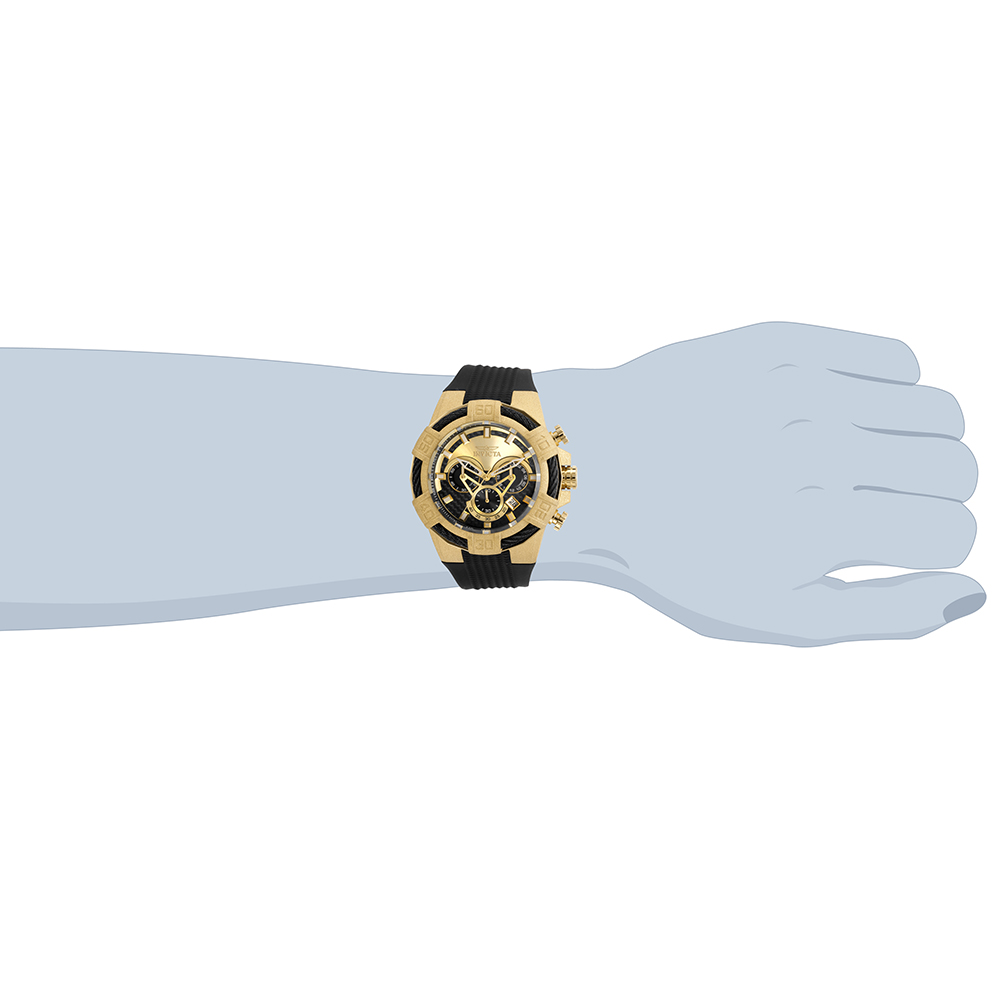 Invicta 29951 zegarek złoty sportowy Bolt pasek - miniatura 5