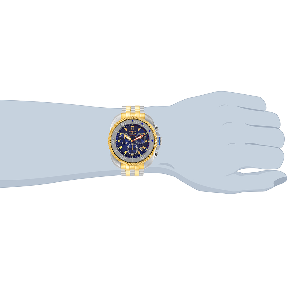 Invicta 30204 zegarek srebrny sportowy Jason Taylor bransoleta - miniatura 5